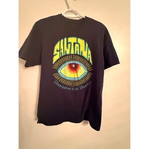 Vintage Santana Band T-Shirt Illumination is not Illuminati Graphic Tee Large